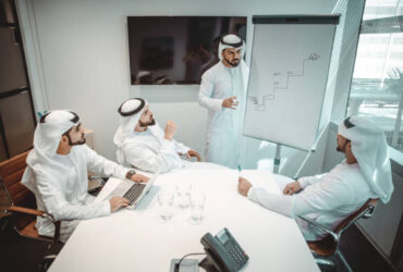 Arabic business team in the office